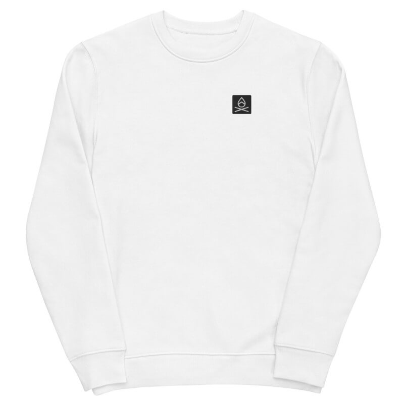 Bindy Clothing Brand Iconic Sweatshirt White Cotton Bio Unbroded