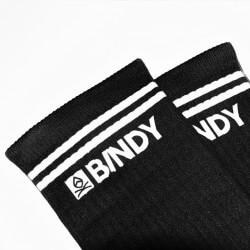 BINDY Clothing Brand Signature Black Socks